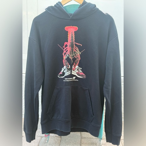 New Balance Other - New Balance Lobster Graphic Hoodie – Men’s M, Rare Print, Streetwear Style